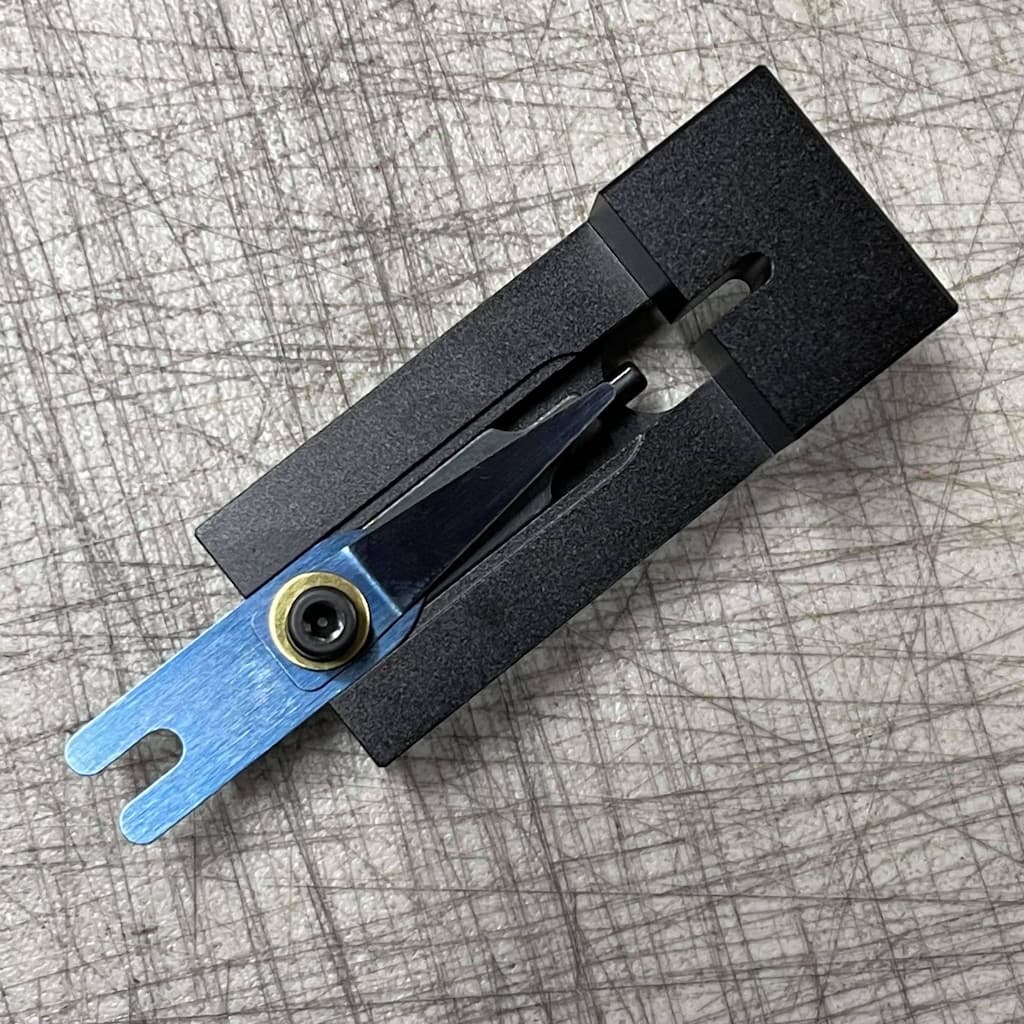 Tattoo Machine Spring Adjustment Tool – Iron Jig For Armature Alignment, Gold Finish